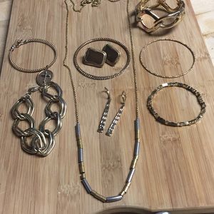 Gold jewelry bundle!